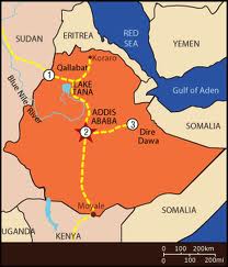 Map of Ethiopia