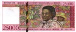 25000 FCFA (Banque Malgache-1994)