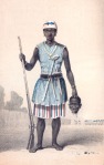Seh-Dong Hong-Beh, leader of Dahomey Amazons (painted by Frederick Forbes in 1851)