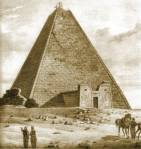 Pyramid N6 of Amanishakheto in Meroe, before its destruction