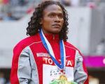 Maria Mutola winning gold in Sydney