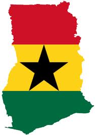 Map and Flag of Ghana