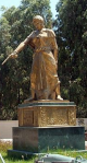 Monument celebrating Lalla Fadhma N'Soumer, in Algiers