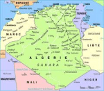 Carte de l'Algerie (Map of Algeria)