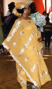 Woman wearing a boubou