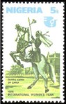 Queen Amina celebrated on a Nigerian stamp