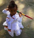 Young girl attending the Timkat Festival (Carlos de Souza, AFP)