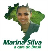 A Marina Silva's campaign poster for the 2010 presidential election (marinasilvapresidente.ning.com)