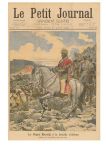 Edition of the Petit Journal of August 1896 titled: "Negus Menelik II at the Battle of Adwa"