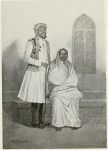 Painting of a Sidi couple of Bombay (by M.V. Dhurandhar, from the book 'By-Ways of Bombay', 1912)