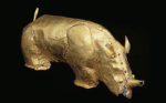 Mapungubwe's famous gold foil rhinoceros (Source: Univ. of Pretoria)
