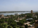 Bamako on the banks of the Niger River (Wikipedia)