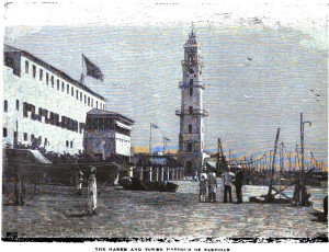 zanzibar_the_harem_and_tower_harbour_of_zanzibar_1890