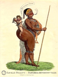 Sarah Baartman_Caricature drawn in early 19th century