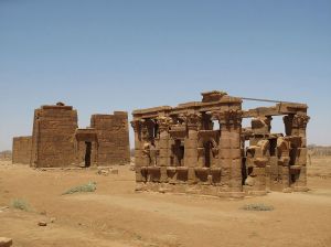 Nubia_Archaeological Sites of the Island of Meroe_Sculpted gantry