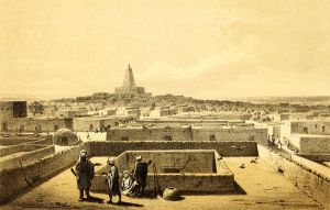 Mali_Timbuktu from a terrace by Heinrich Barth 1858