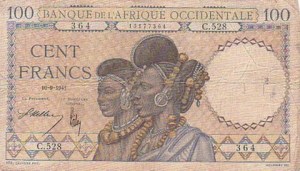 Monnaie_Bank of Senegal 1941