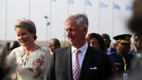 DRC_King Philippe and Queen Matilde visit in Kinshasa