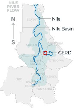 Gerd Map Inauguration of the Great Ethiopian Renaissance Dam (GERD) – African ...
